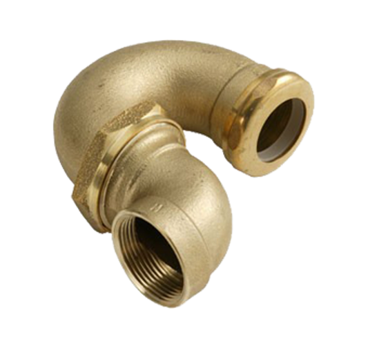 Haws 0005982900 Trap, 1-1/4" low-profile brass 