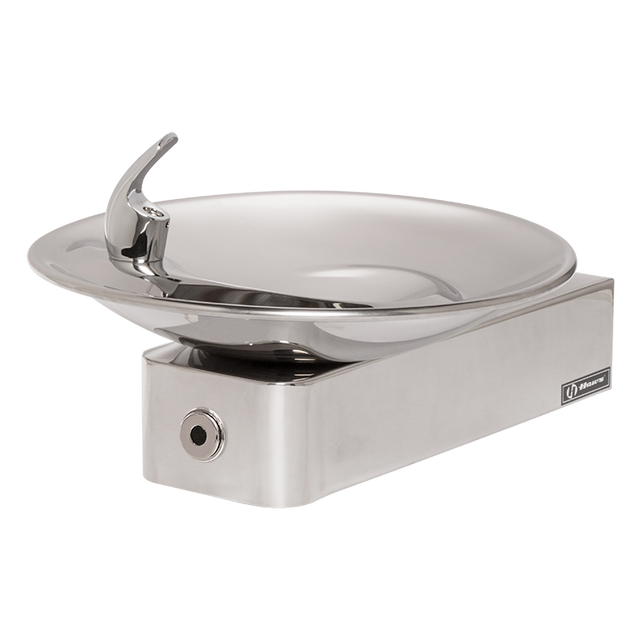 Haws 1001HPSHO 1001HO in high-polished stainless steel w/in-wall mounting plate - Requires items listed below. Also must purchase item 6700 - Steel in-wall mounting plate, single bubbler fountains