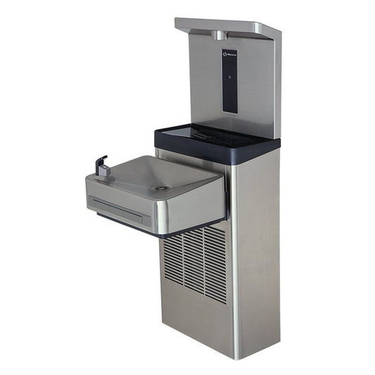 Haws 1211S Wall-mount ADA water cooler with touchless bottle filler 