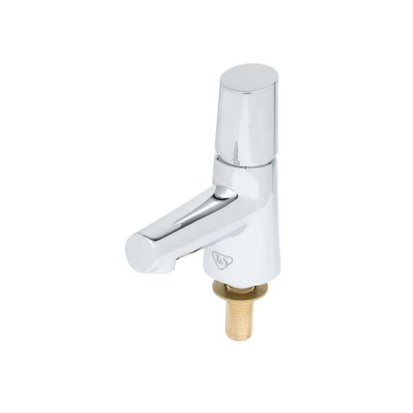 T&amp;S Brass BP-0723 LakeCrest Aesthetic Metering Lavatory Faucet, Polished Chrome