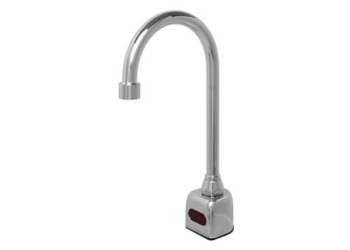 Hydrotek H-6000C-LRDC Hardwired Gsnk Faucet, Deck Mount, Non-mixing, w/ DC Backup