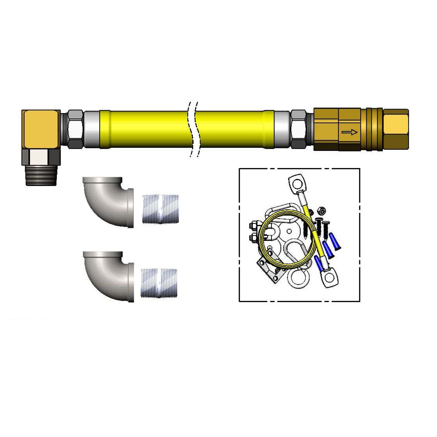 T&S Brass HG-4E-48SEL-FF