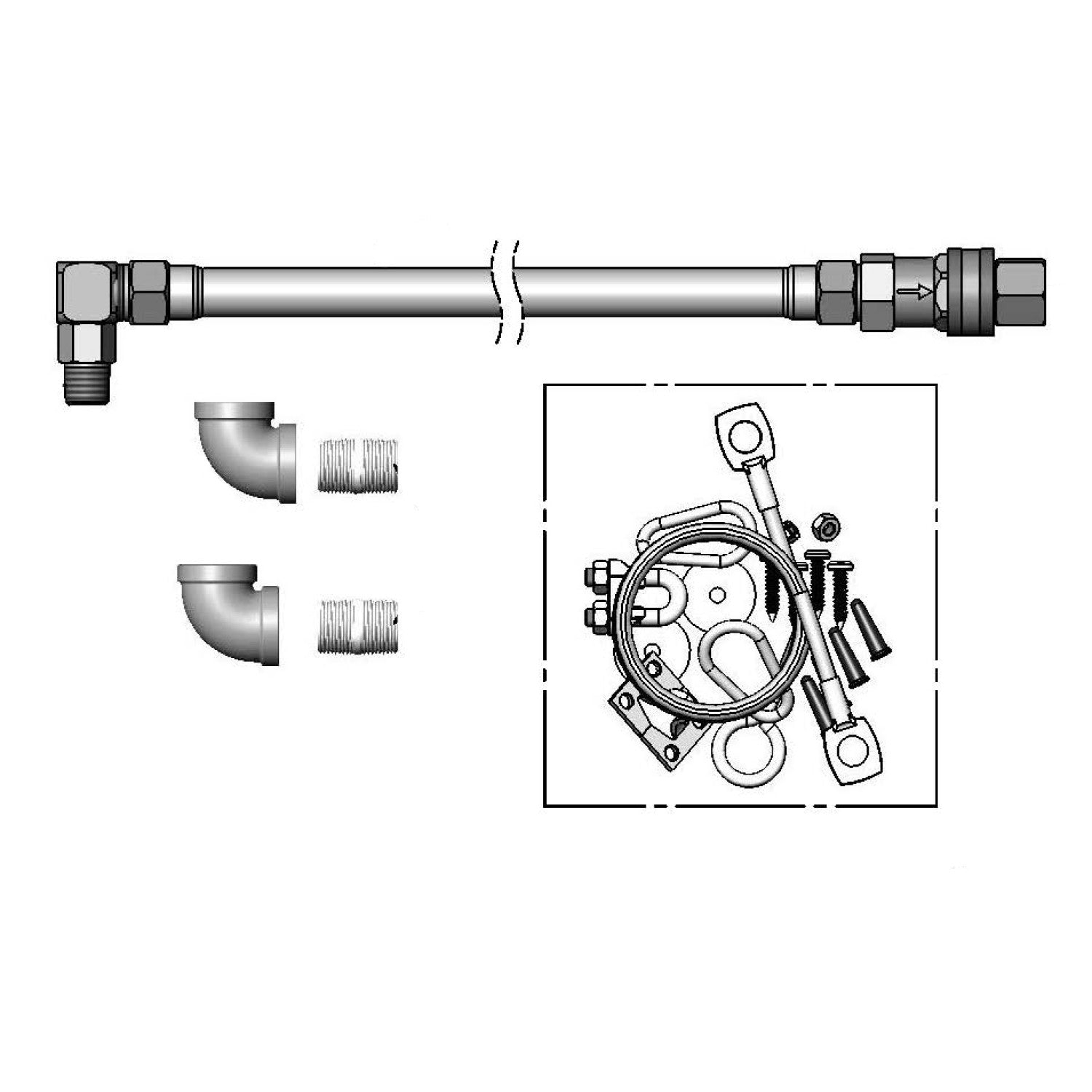 T&S Brass HG-4D-48SEL-FF