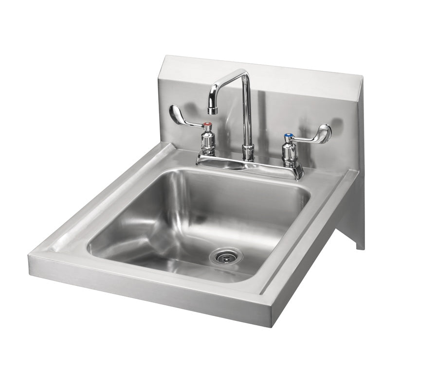 Krowne HS-53. ADA Hand Sink, 8" ON CTR DECK MNT FCT, 6" GOOSENECK SPT.                      