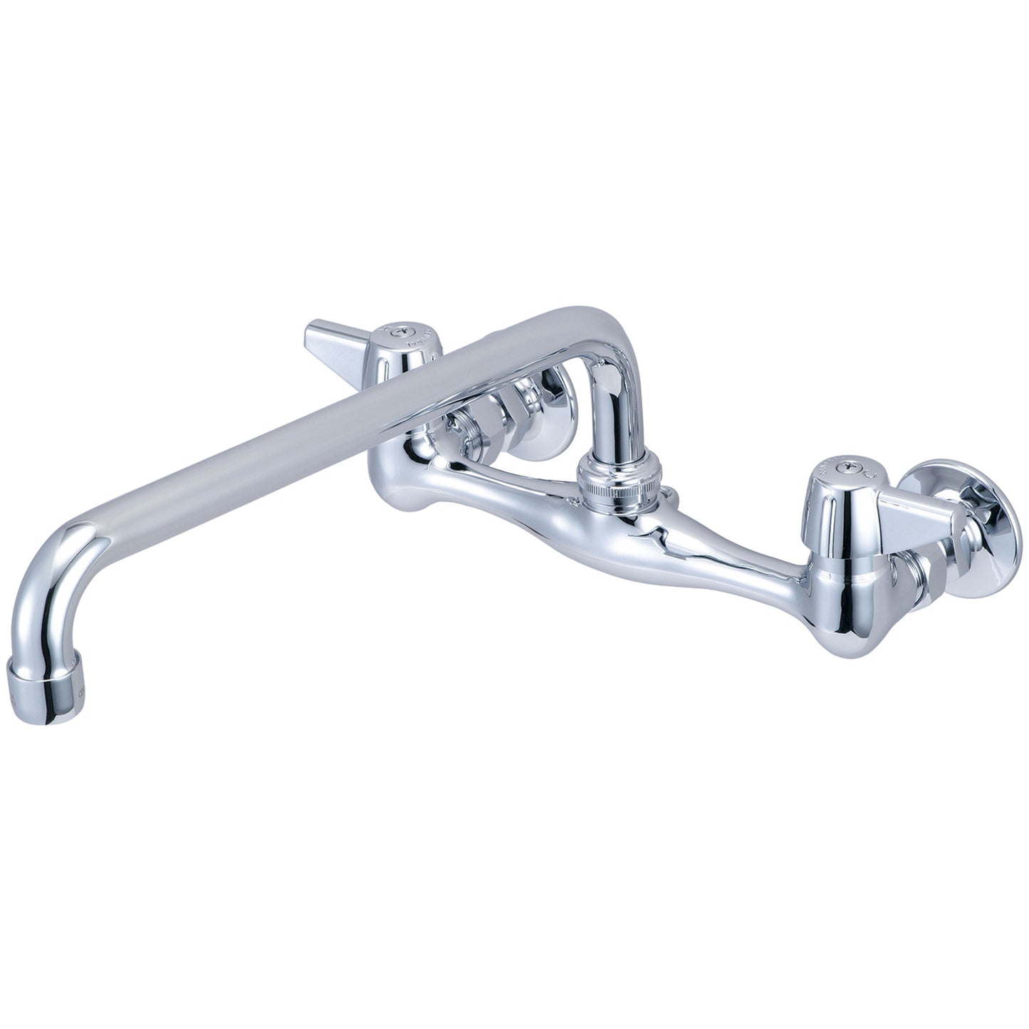 Central Brass 0047-Ua3 Kitchen-Wallmount 7-7/8" To 8-1/8" Two Canopy Hdls 12" Tube Spt-Pvd Pc