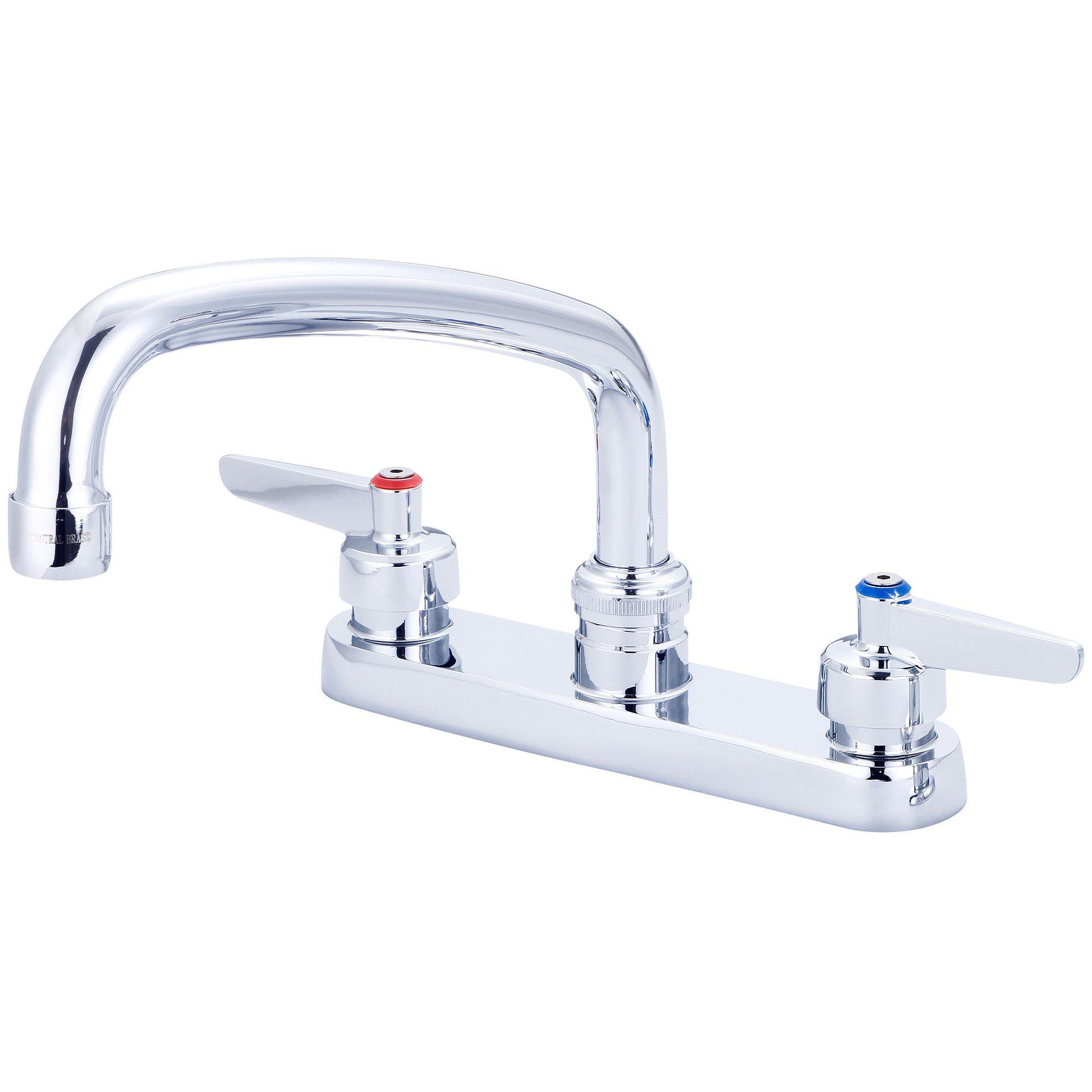 Central Brass 0127-Le1 Kitchen-Topmount 6" Lvr Hdl 8" Tube Spt-Pc