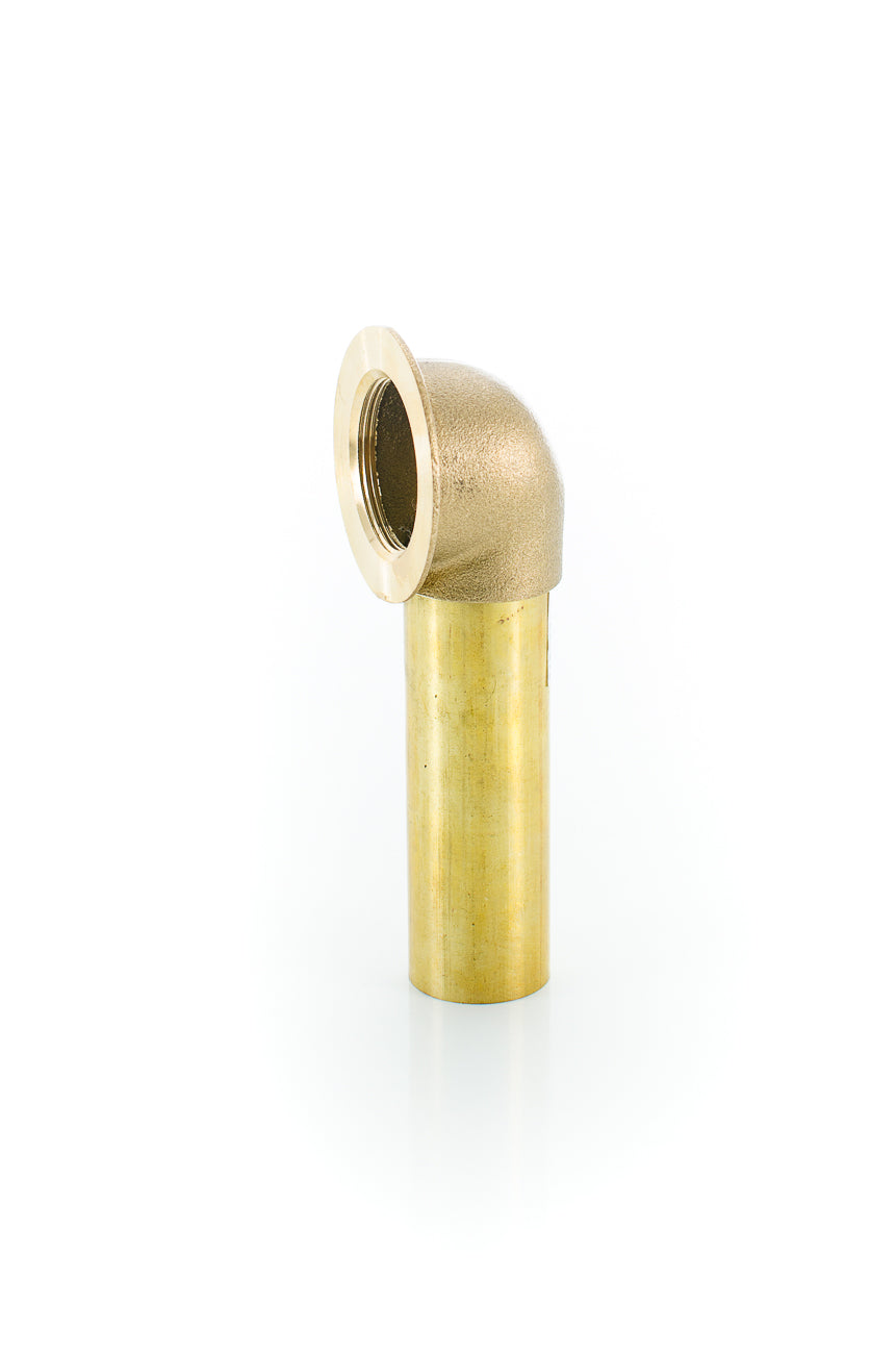 Pasco 1372. Bath Tub Waste Shoe & Strainer. 1-1/2� Brass Waste Shoe, brass. 22 Gauge tube. Price Pfister style.