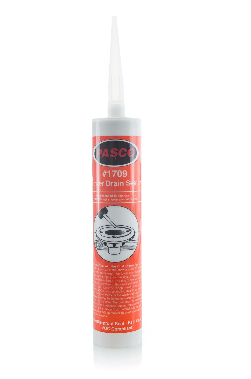 Pasco 1709 10.3 oz. SEALANT FOR Shower Drain