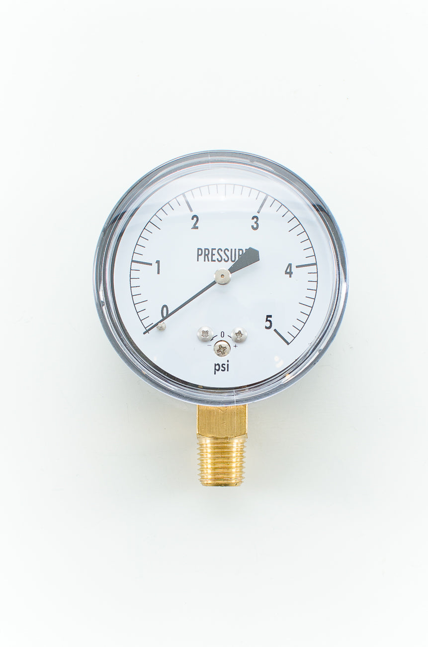 Pasco 1736 2-1/2" 5# LOW PRESSURE GAUGE