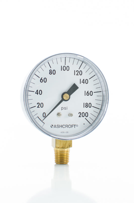 Pasco 1743-A 2-1/2" 200# PRESSURE GAUGE