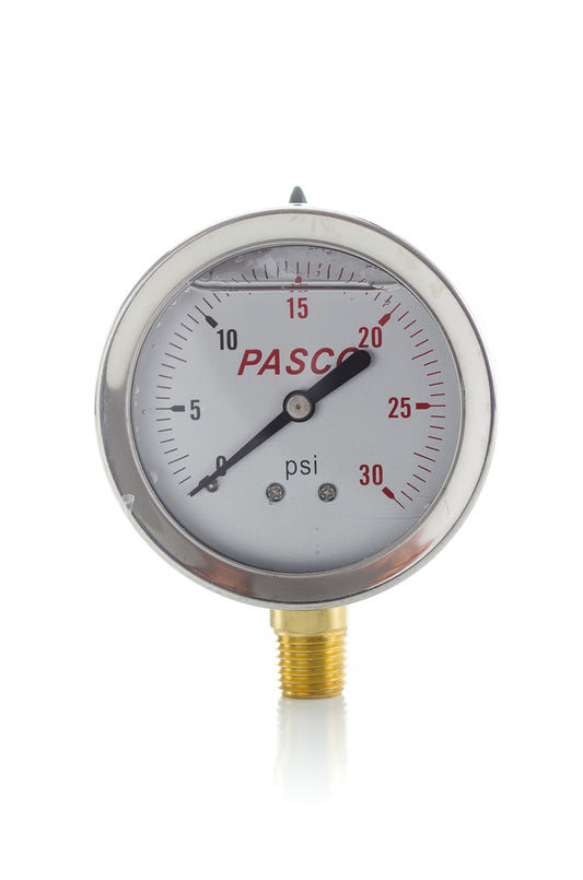 Pasco 1772 2-1/2" 30 PSI GLYCERINE GAUGE