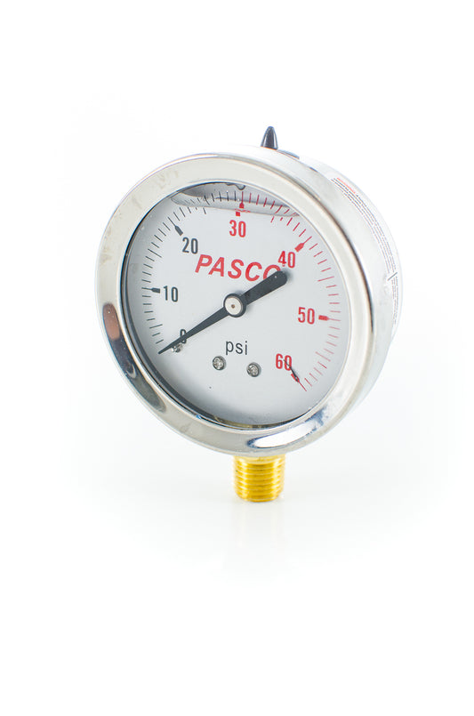 Pasco 1773 2-1/2" 60 PSI GLYCERINE GAUGE