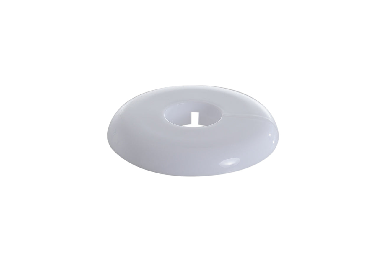 Pasco 2874-W 3/4"CWT WHITE F&C PLATE POLYPROPOLENE