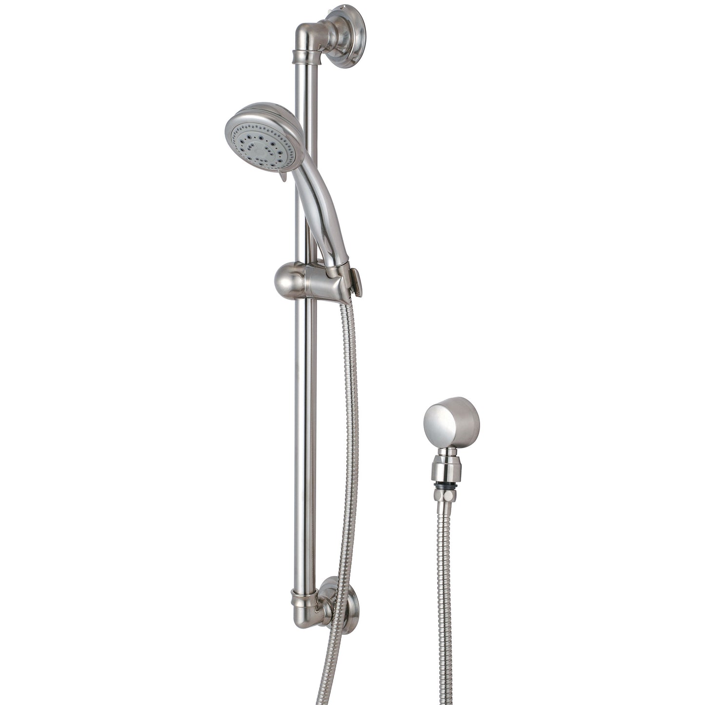 Pioneer 6Dm400-Bn Handheld Shwr Set-Five Func Showerhead, Slide Bar Mounts, Ss Flex Hose-Pvd Bn