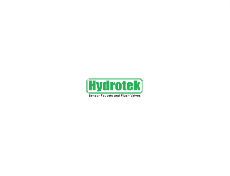Hydrotek H8D2T-025 Hardwired 0.25 GPF (1/4 Gallon per Flush) Urinal, 1" Stop and 1-1/4" Top Spud